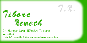 tiborc nemeth business card